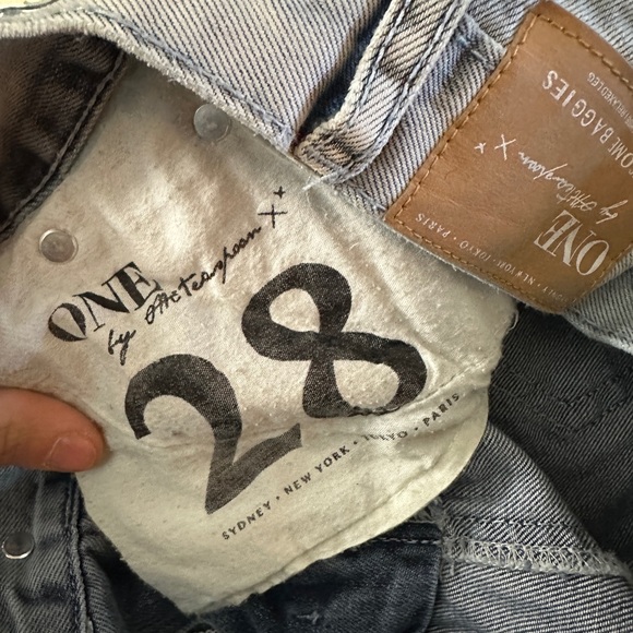 One Teaspoon Distressed Awesome Baggies Jeans 28 - Picture 5 of 5